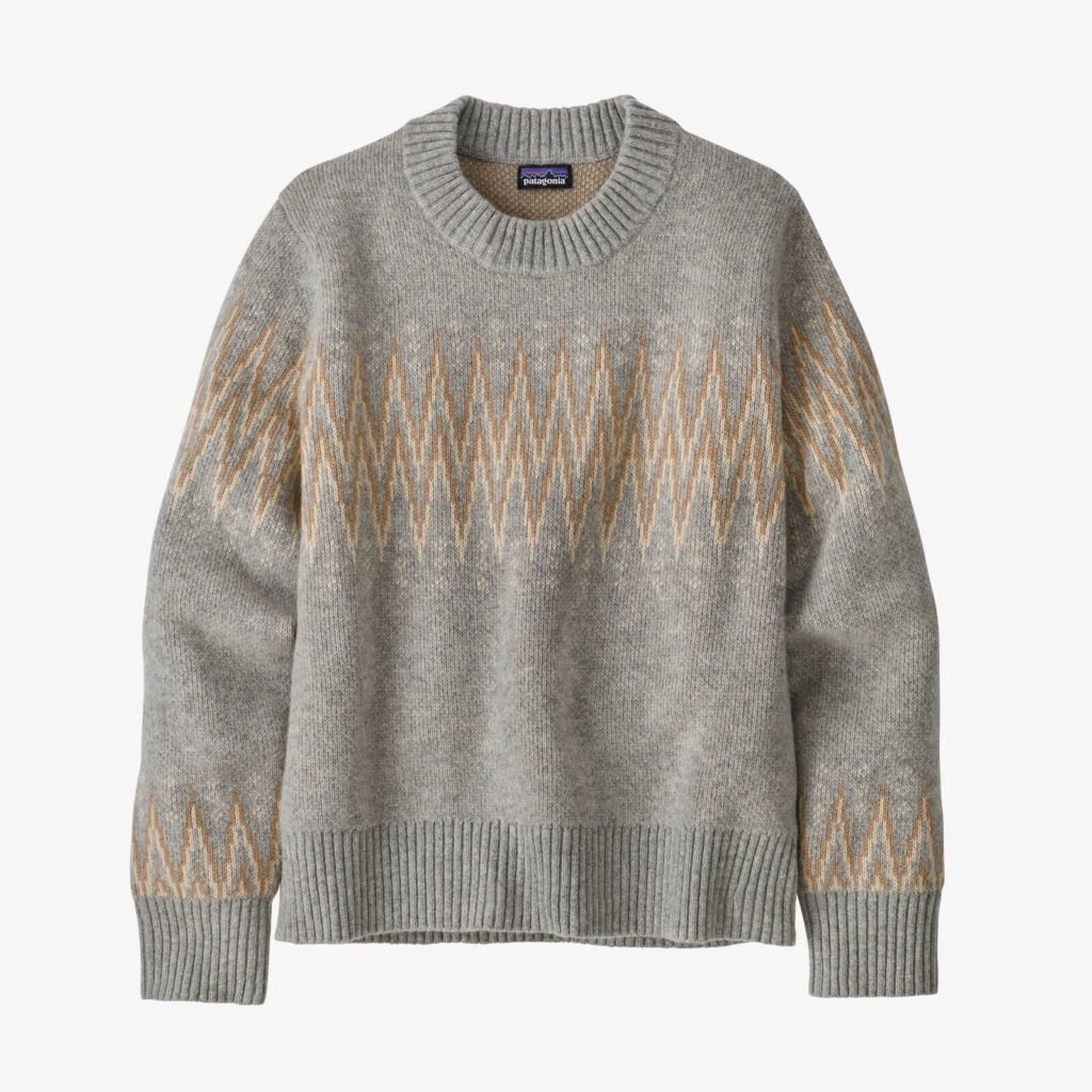 Patagonia sustainable ethical sweater from recycled wool