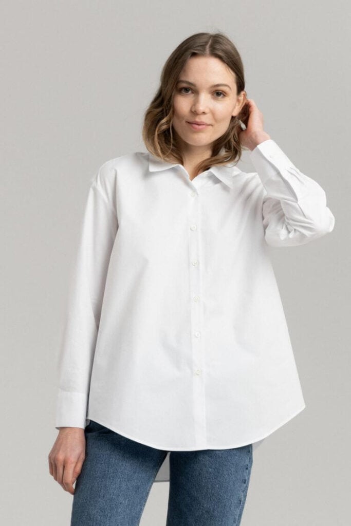 ASKET organic cotton shirt for sustainable workwear style