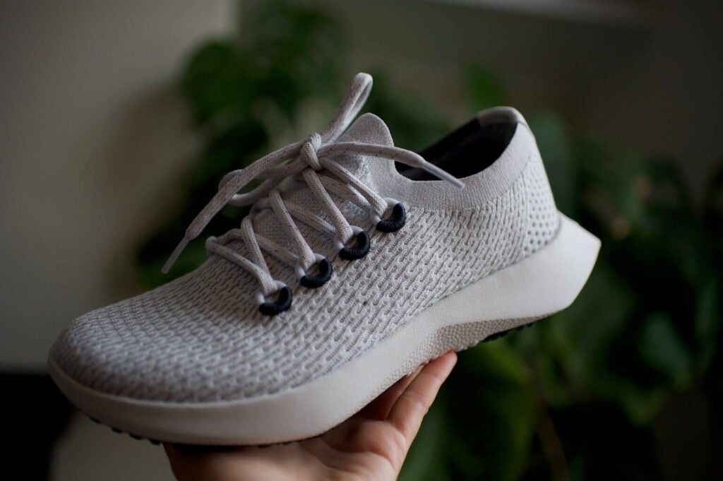 Allbirds Tree Dasher 2.0 made from recycled plastic laces