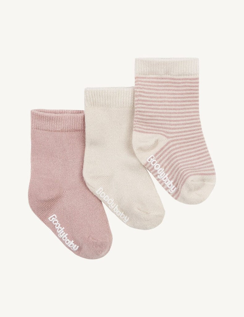 Boody pink organic baby socks 