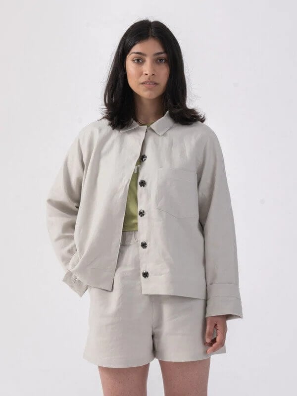 Birdsong linen blazer