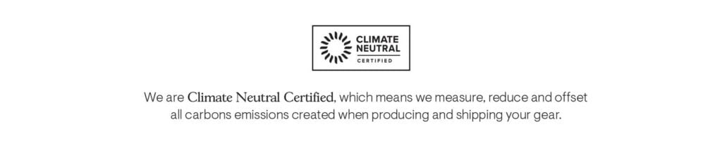 Tropicfeel climate neutral information