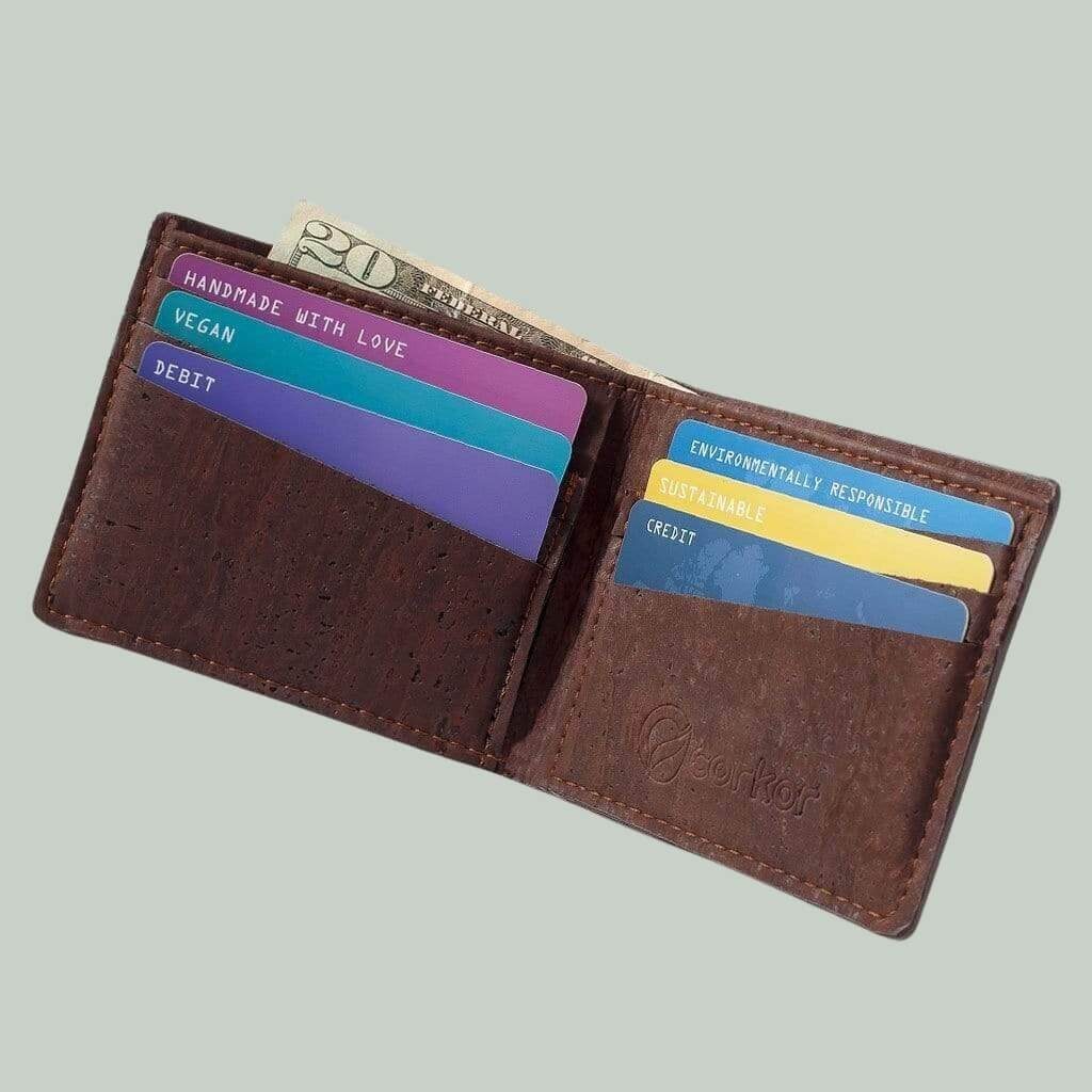 Corkor bifold cork wallet