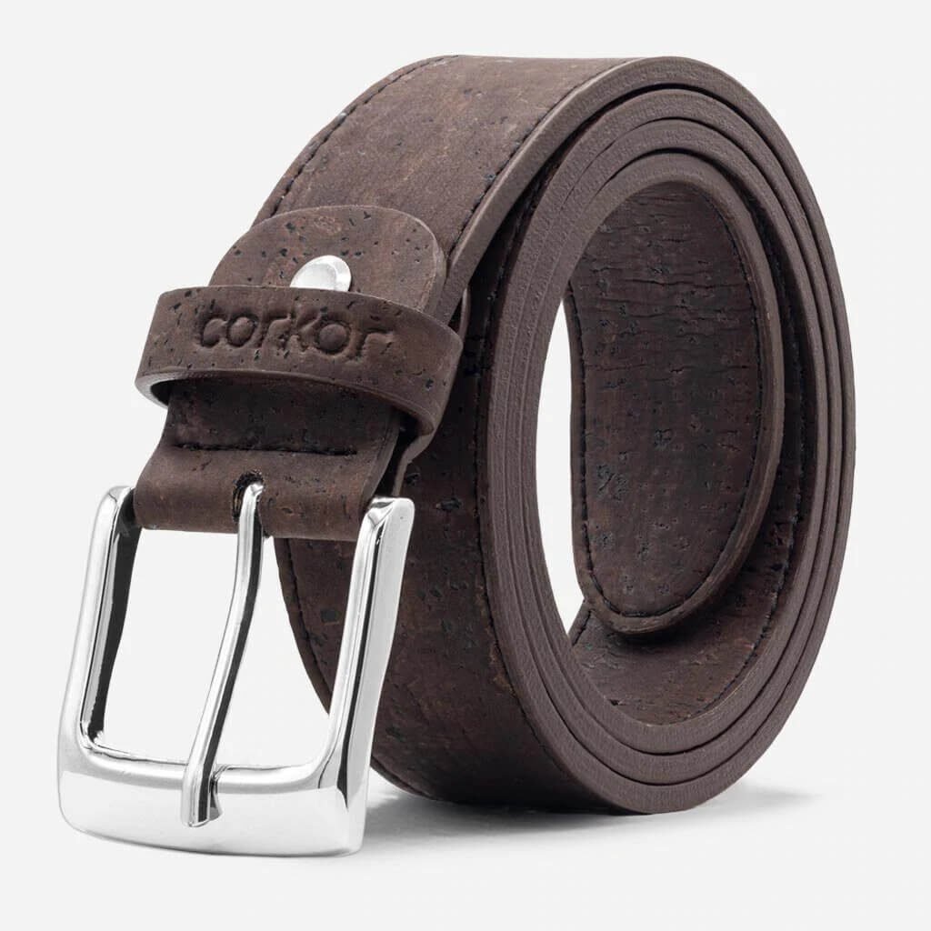 Corkor mens vegan belt