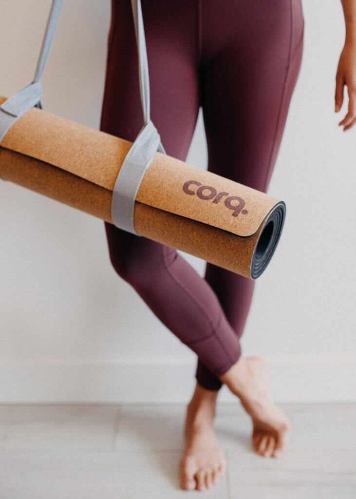 Corq eco-friendly cork yoga mat