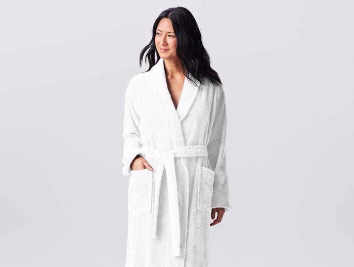 Coyuchi organic plush cotton robe