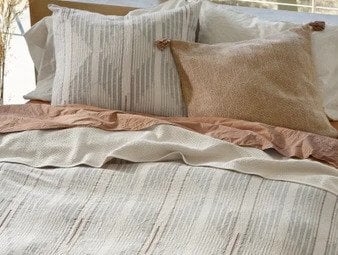 Coyuchi organic cotton throw pillows