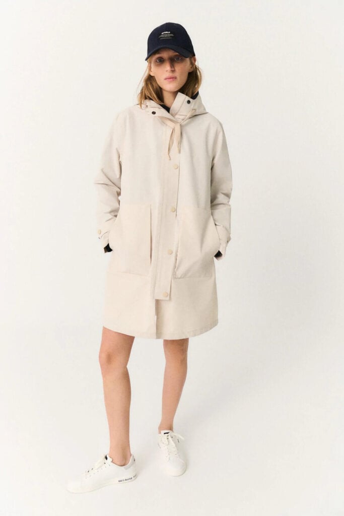 Ecoalf sustainable raincoat