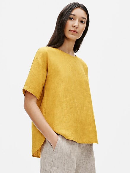 Eileen Fisher organic linen shirt