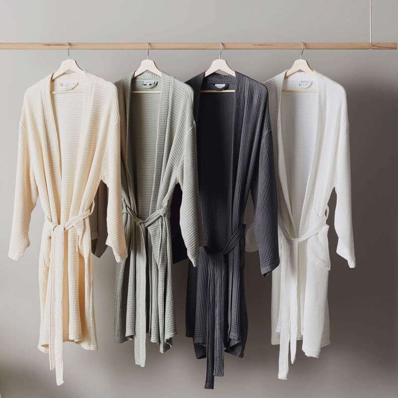 Ettitude bamboo robe, a great gift to pair with a pair of organic cotton pajamas