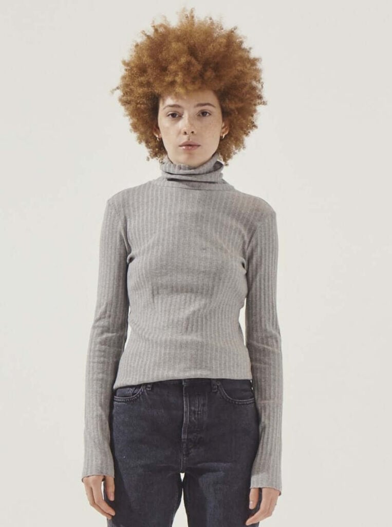 For Days grey organic cotton turtleneck