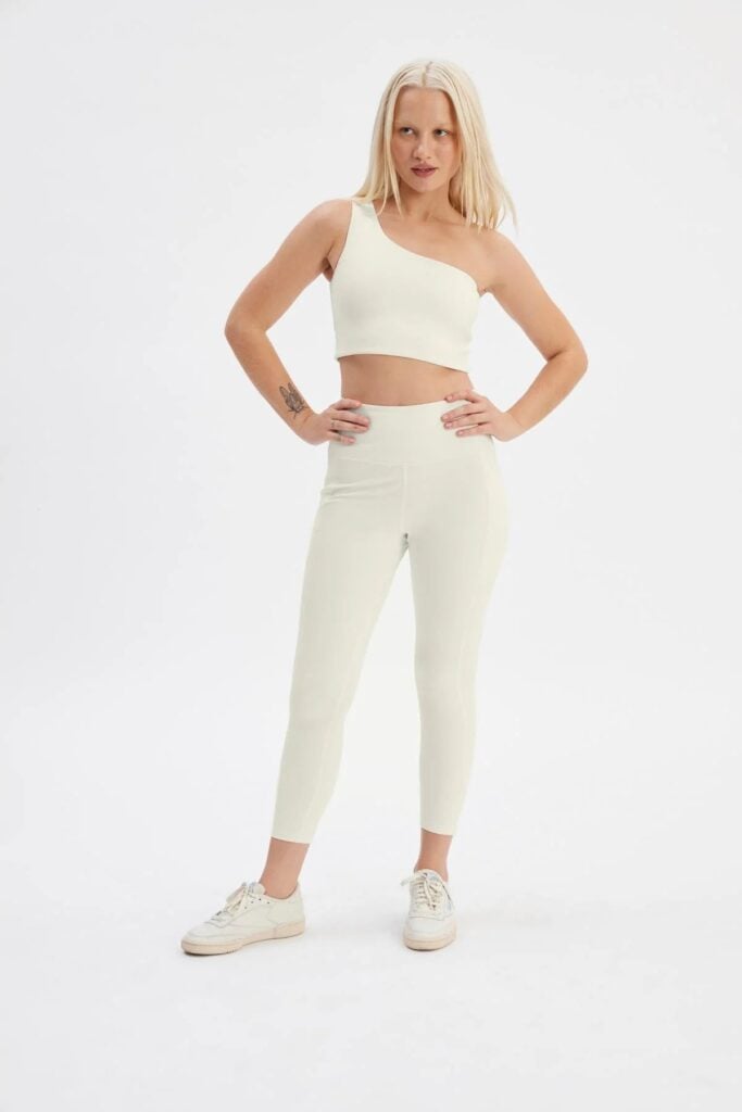 Girlfriend Collective sustainable activewear alternatives to Aritzia