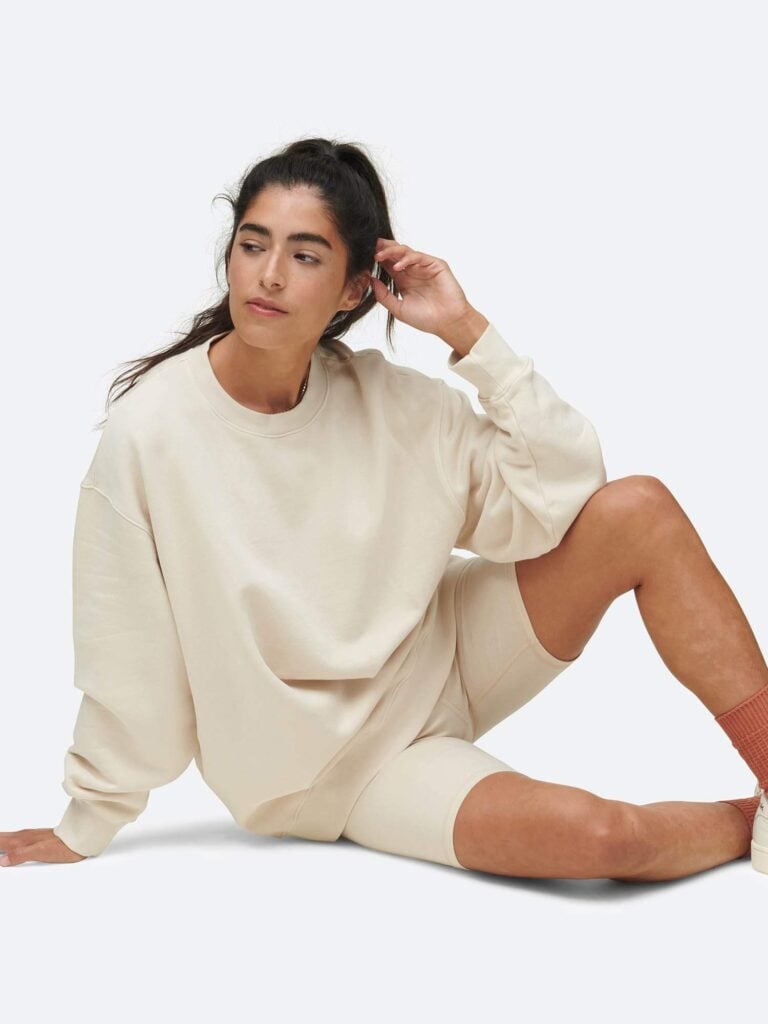 Mate the label organic cotton sweater in cream