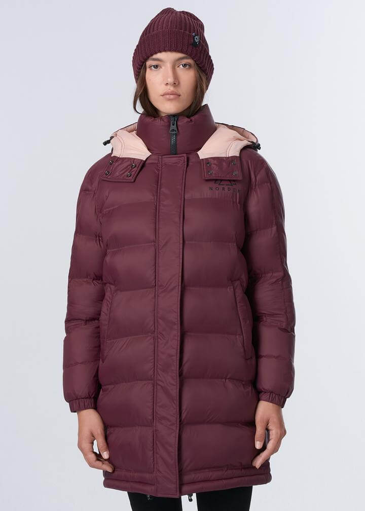 NORDEN sustainable puffer jacket womens