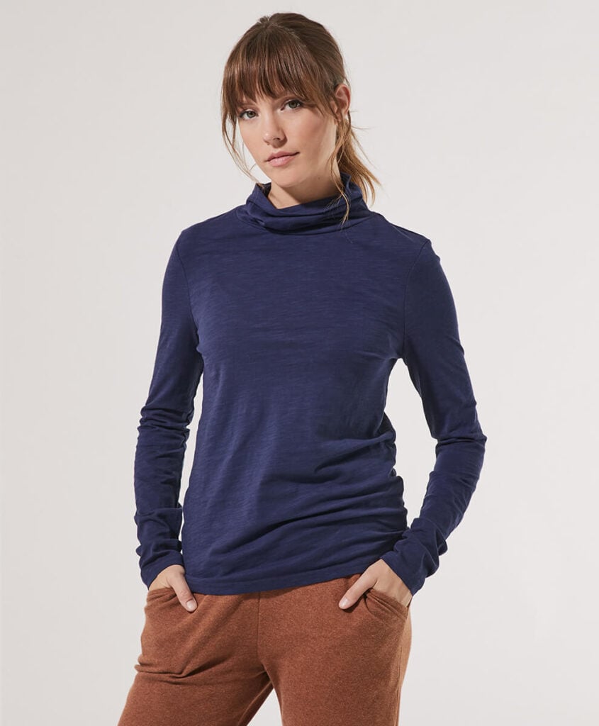 Pact organic cotton turtleneck fair trade