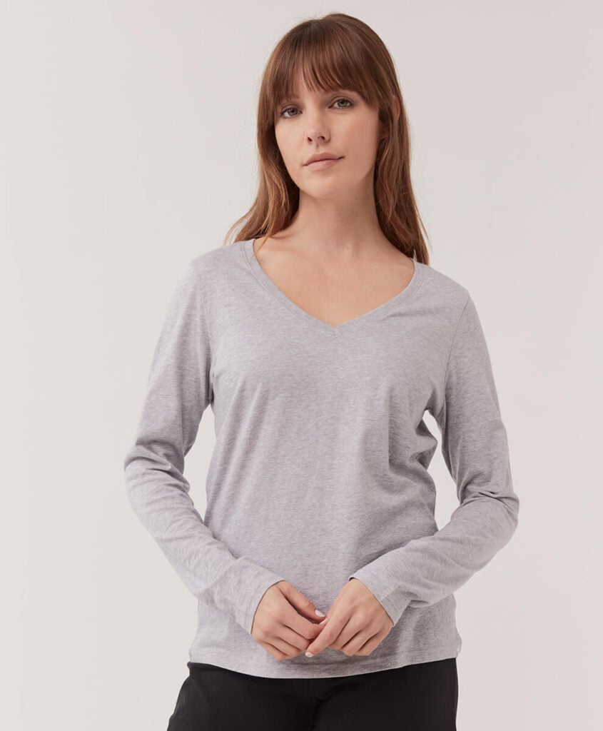 Pact organic cotton long sleeve t shirt