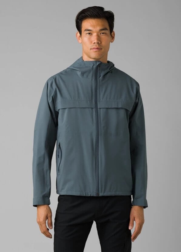 prAna mens sustainable raincoat