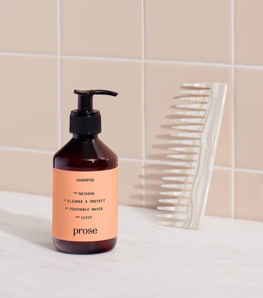 prose natural shampoo