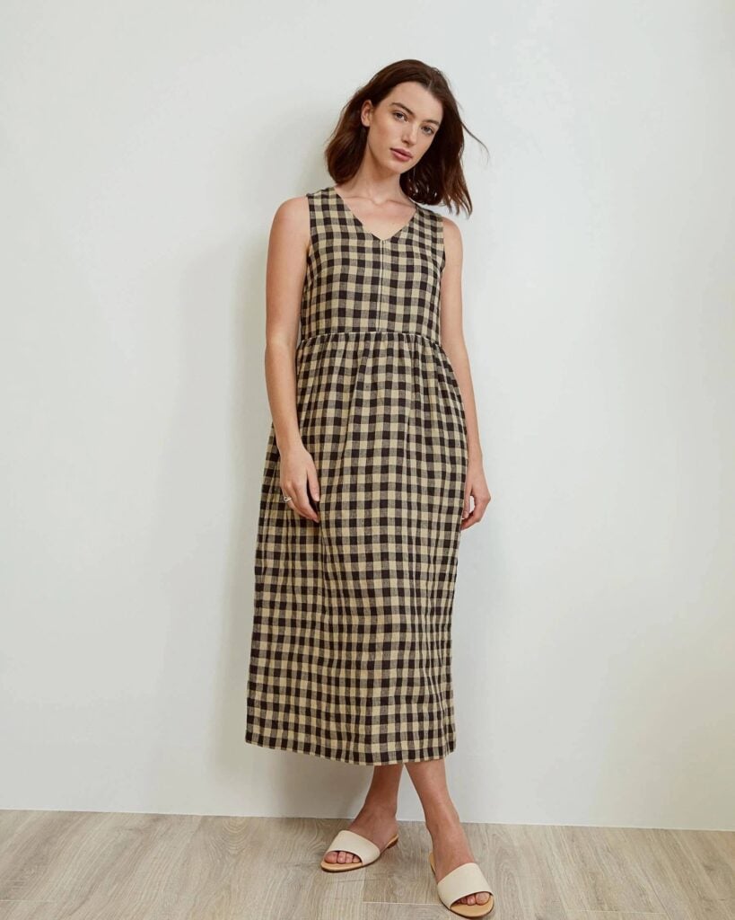 Pyne and Smith natural linen dress