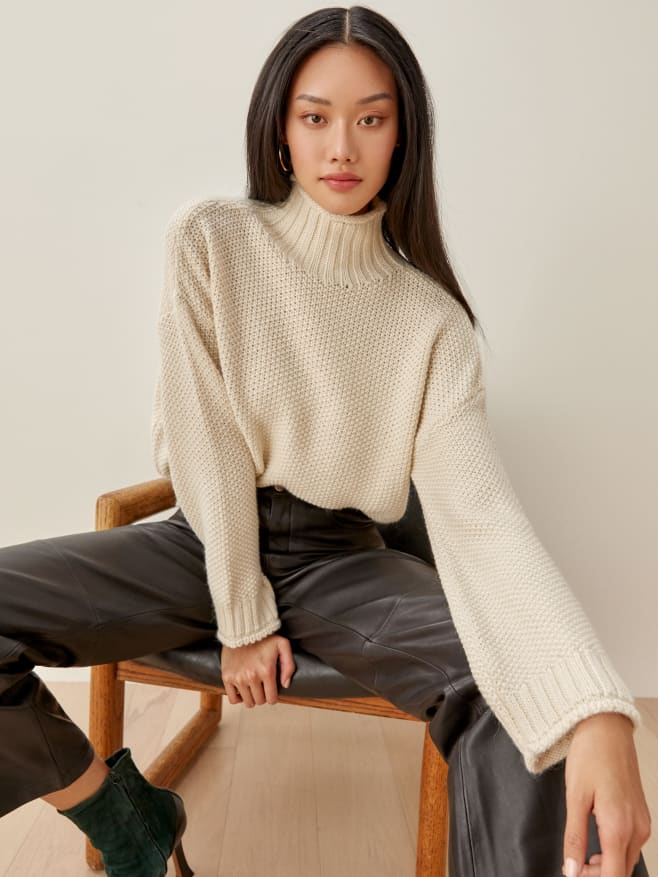 Reformation sustainable sweater 