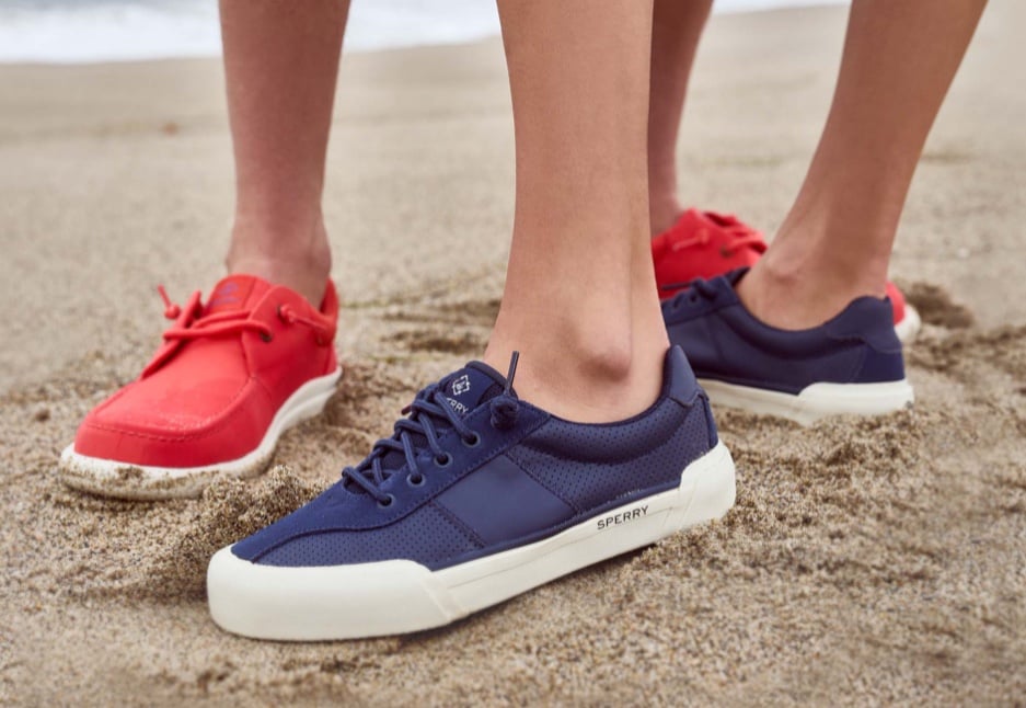 Sperry shoes made from recycled ocean plastic