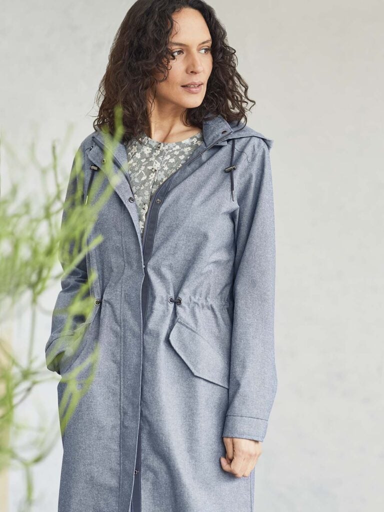 Thought sustainable rain jacket