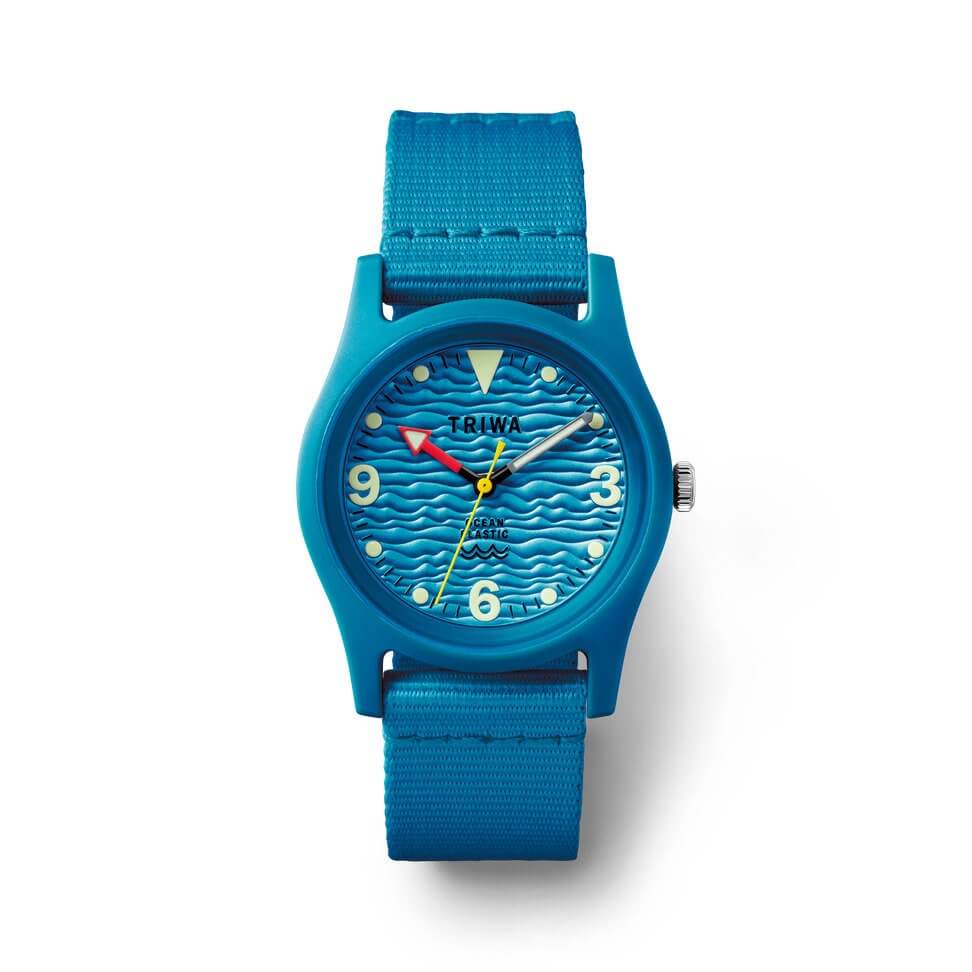 TRIWA blue ocean plastic watch 