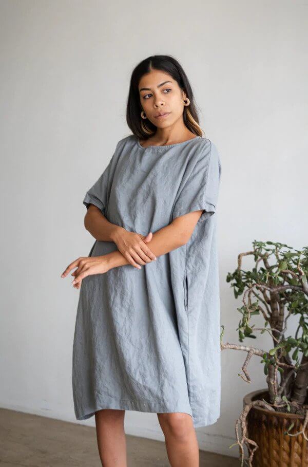 Sugar Candy Mountain natural linen dress