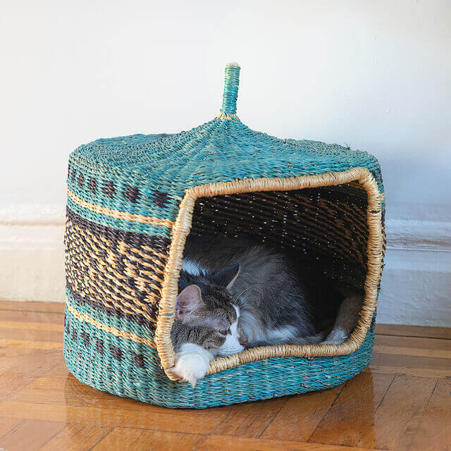 Uncommon goods ethical and sustainable cat basket