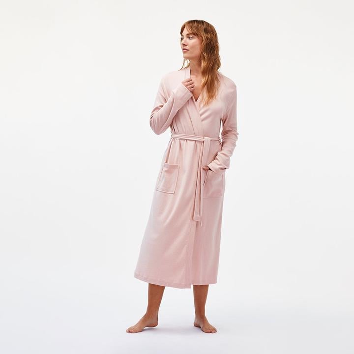 Under The Canopy organic cotton robe in pink