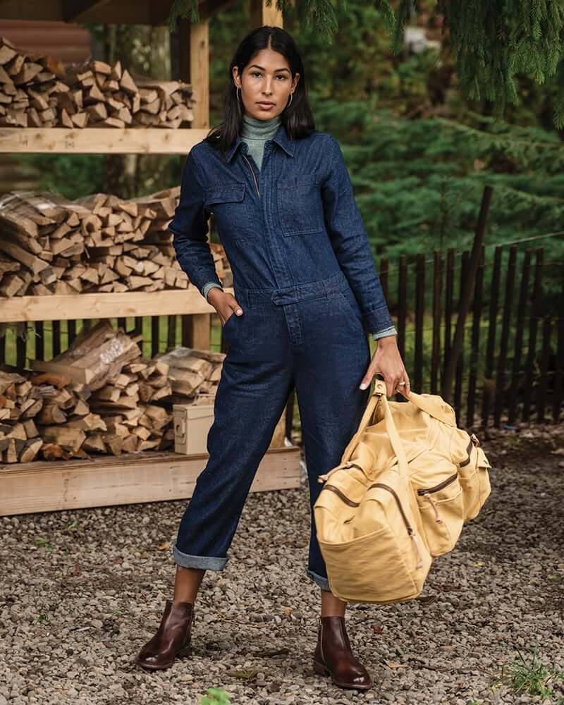 United By Blue denim jumpsuit