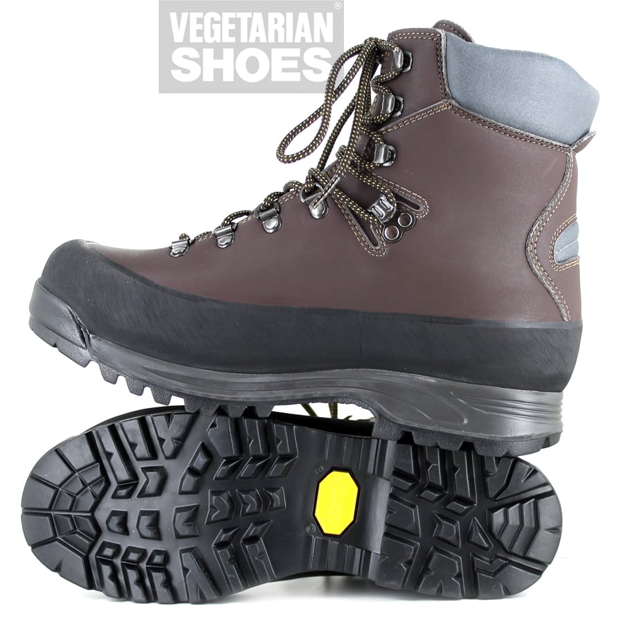 Vegetarian hiking boot soles