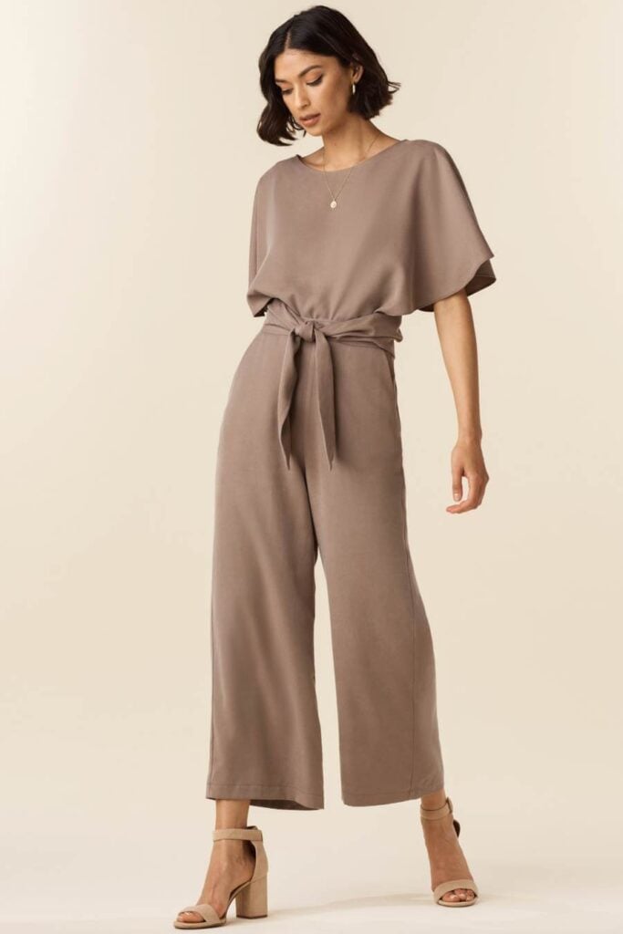 Vetta cape jumpsuit