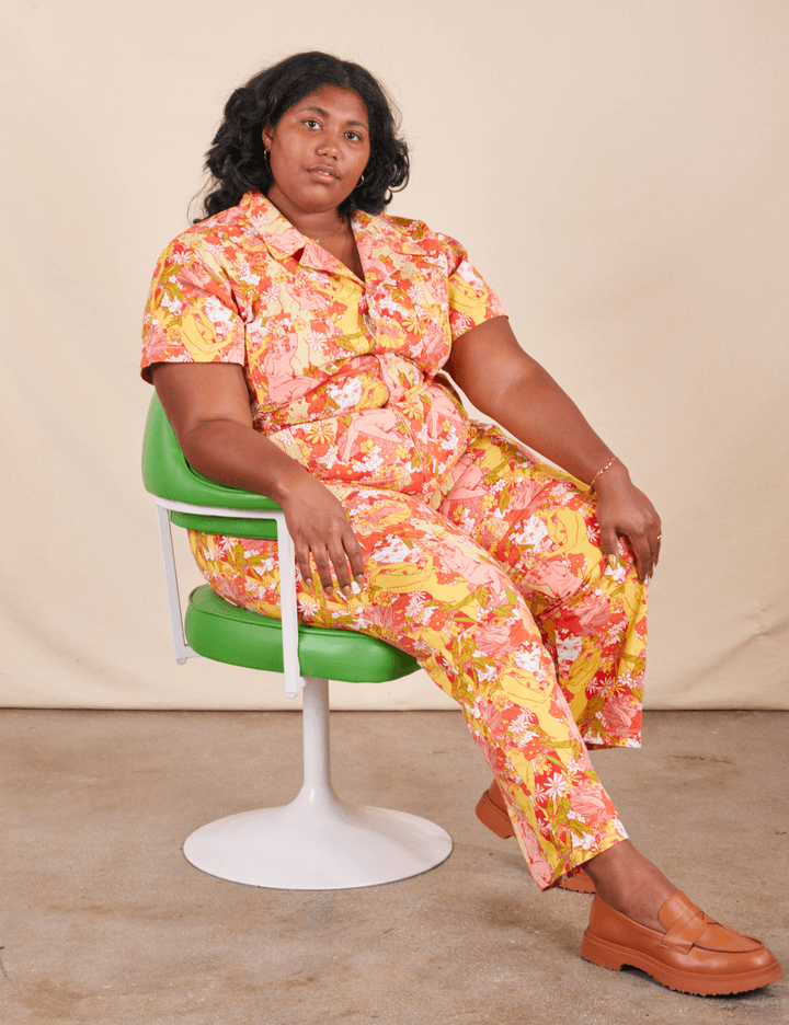 Big Bid Press flower jumpsuit alternatives to ModCloth