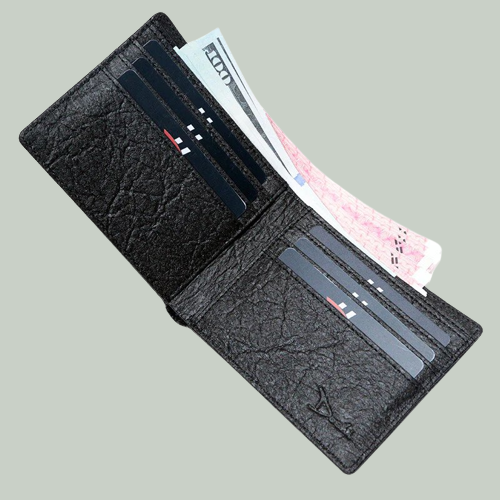 Doshi pinatex vegan leather wallet