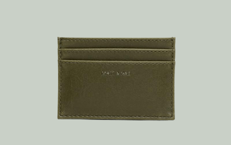 Matt and Nat green cardholder