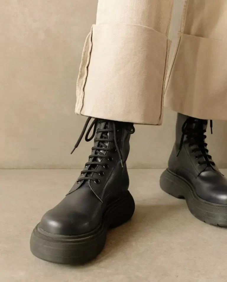 Alohas vegan combat boots