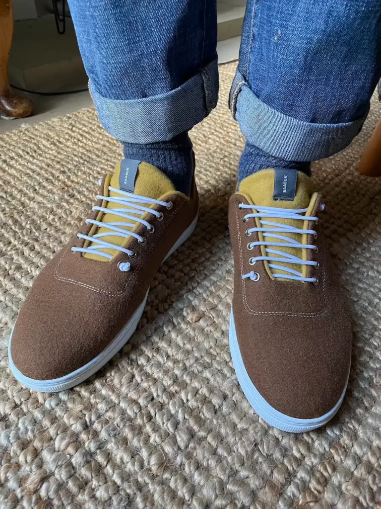 My pair of Baabuk wool shoes