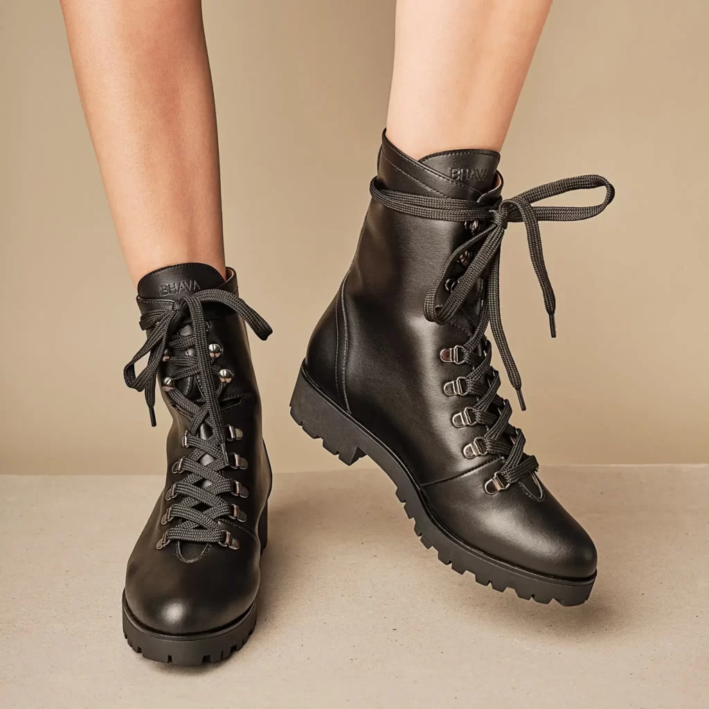 Bhava vegan combat boots