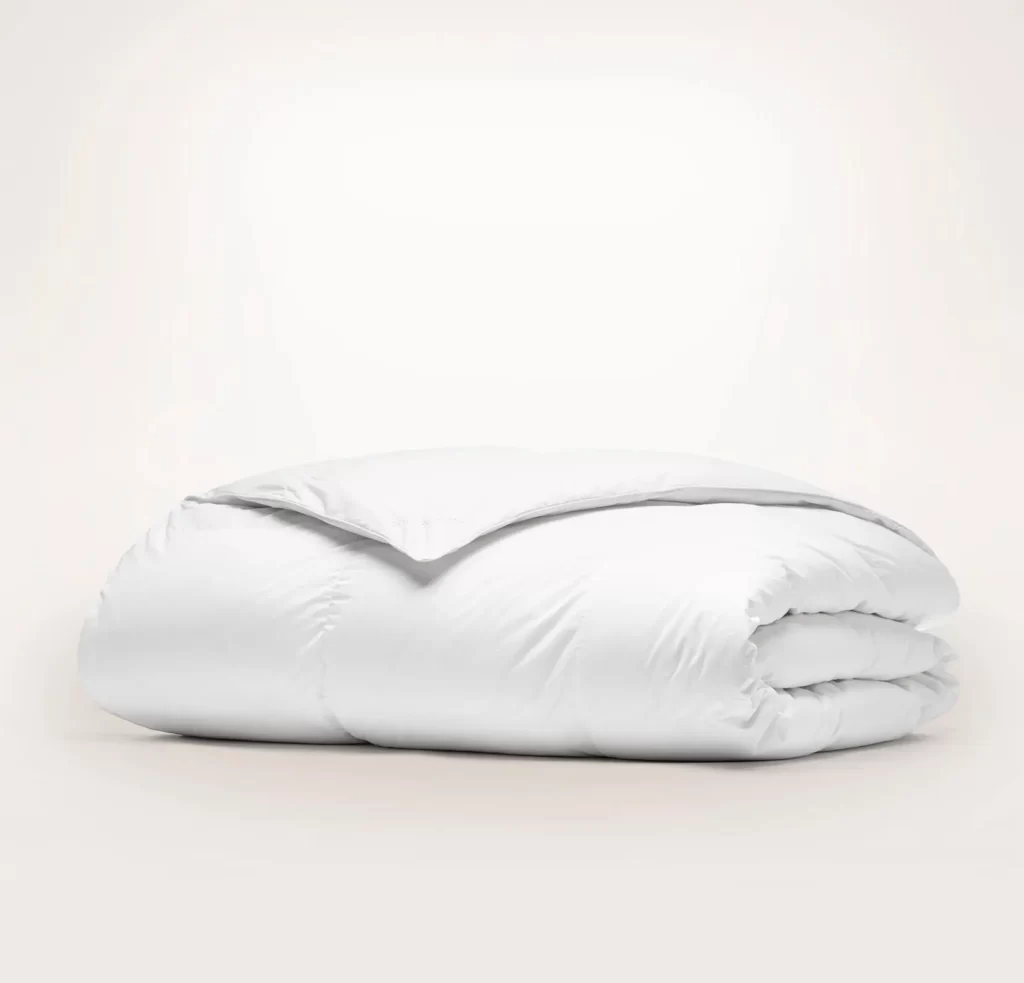 Boll and Branch organic down comforter