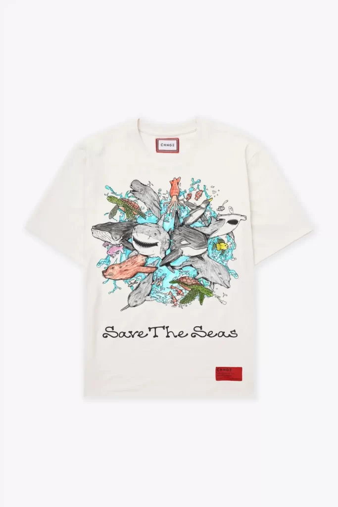 CHNGE save the seas tshirt