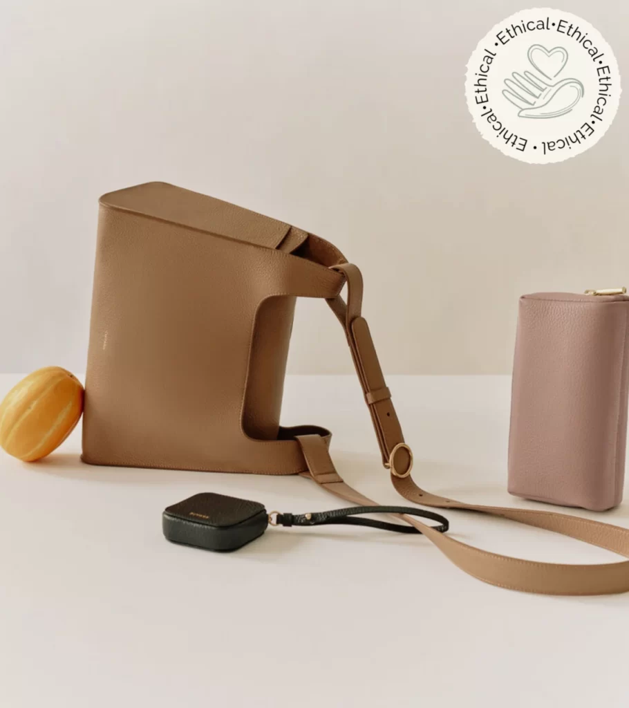 Cuyana sustainable leather handbags