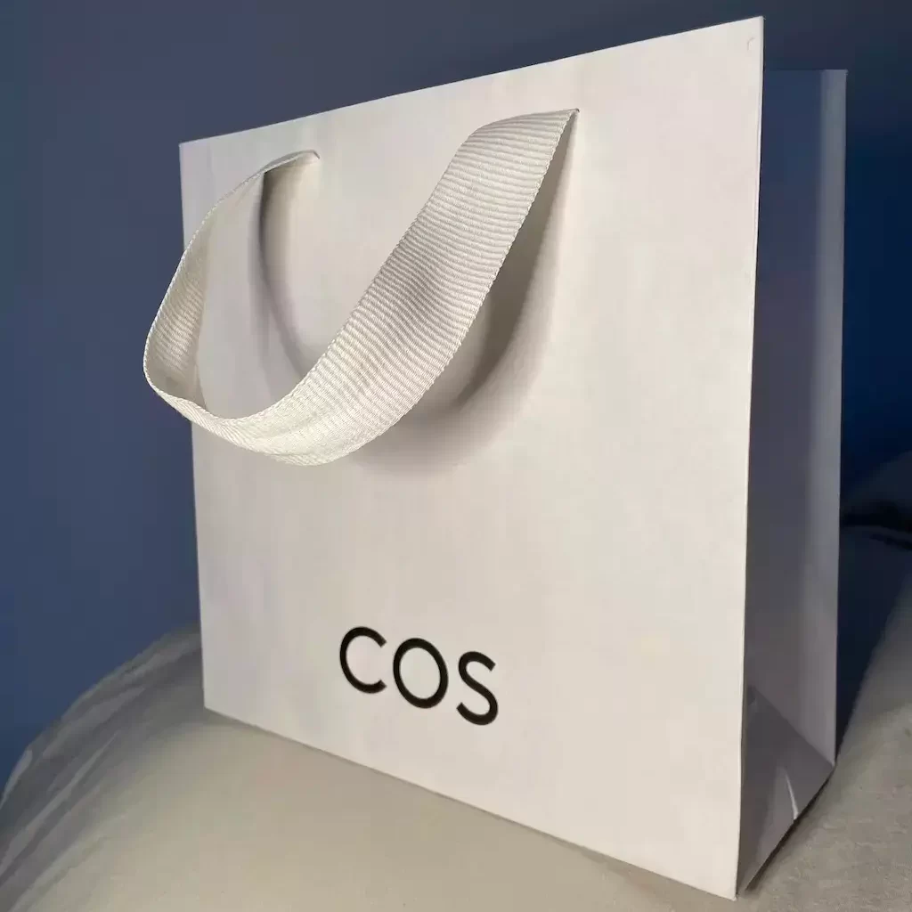 COS clothing bag