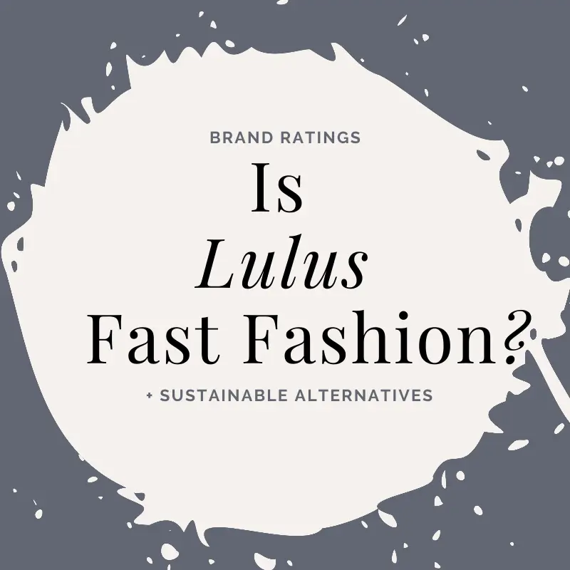 Is lulus fast fashion?