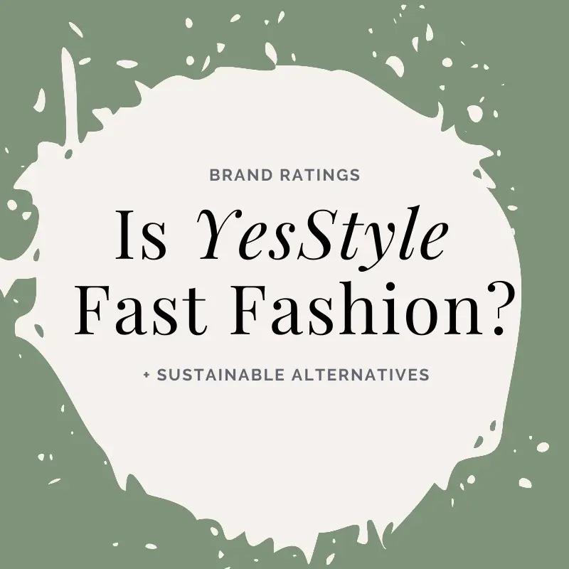 Is YesStyle Fast Fashion?