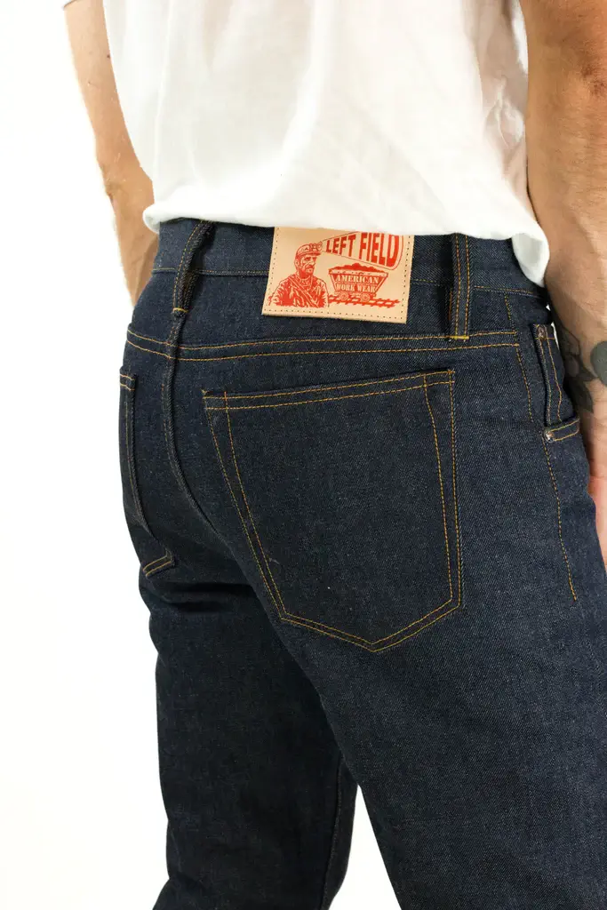 Left Field denim made in the USA brand