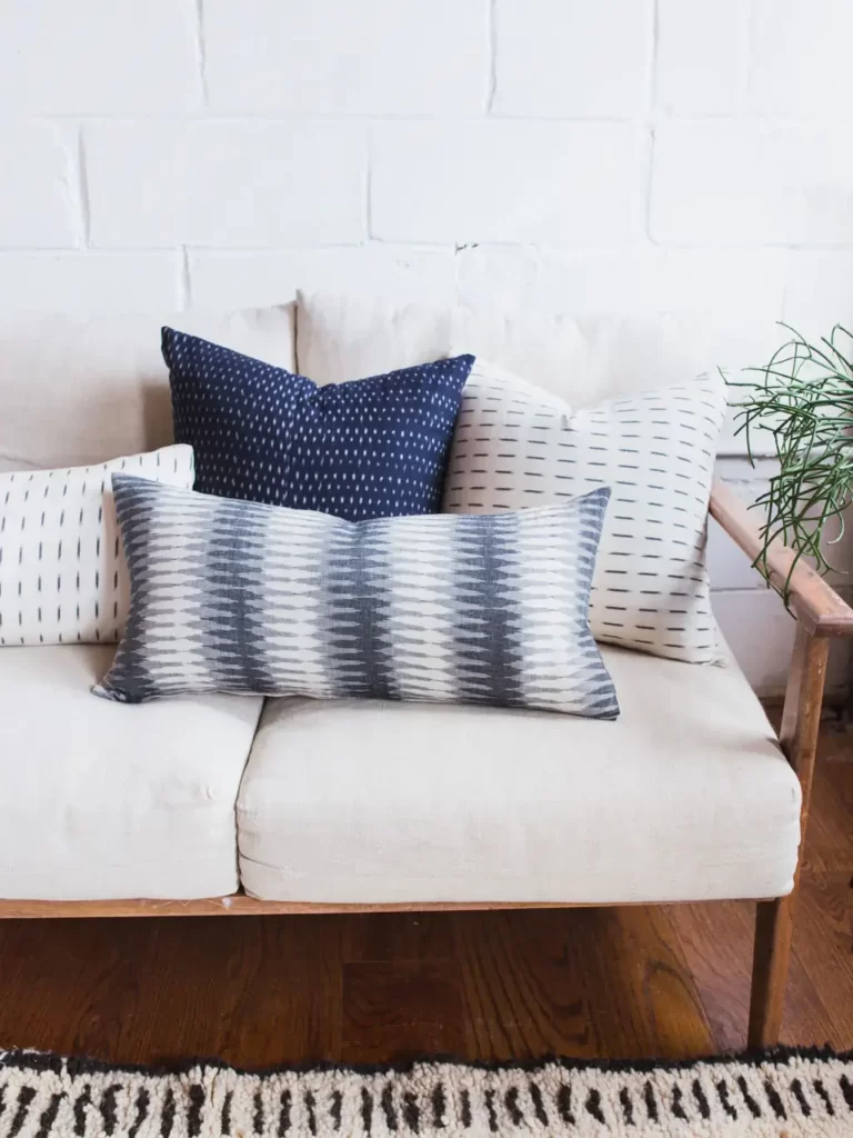 Loom and Field natural throw pillows