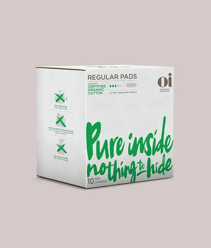 Oi organic cotton Period pads