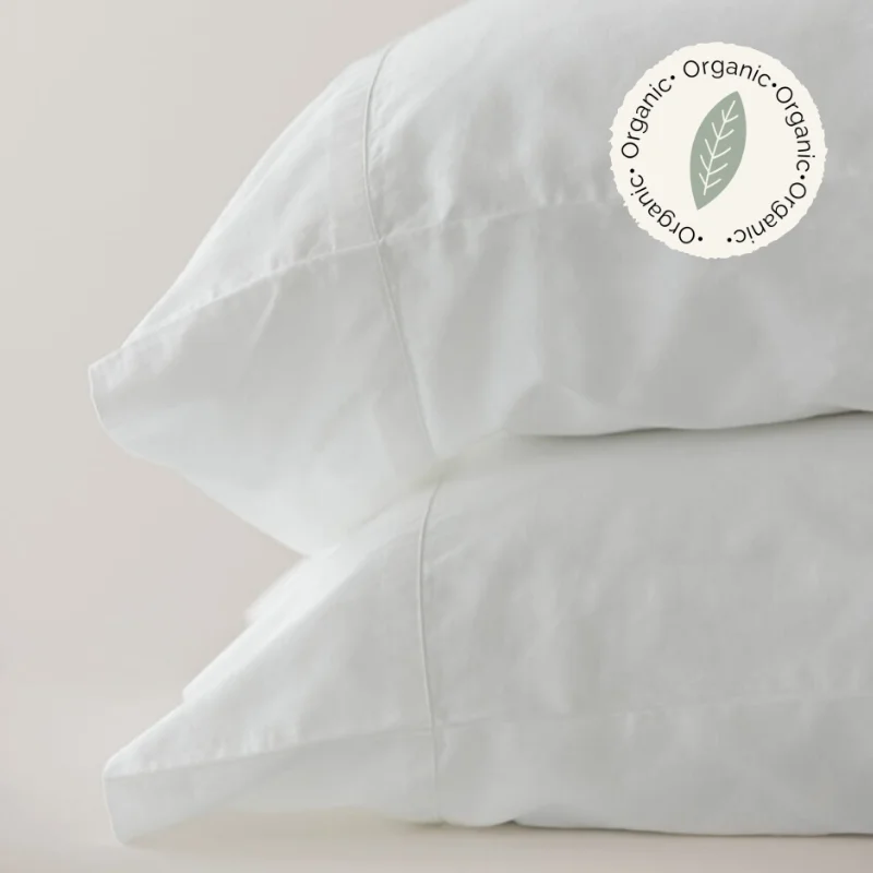 Pact organic cotton pillowcases