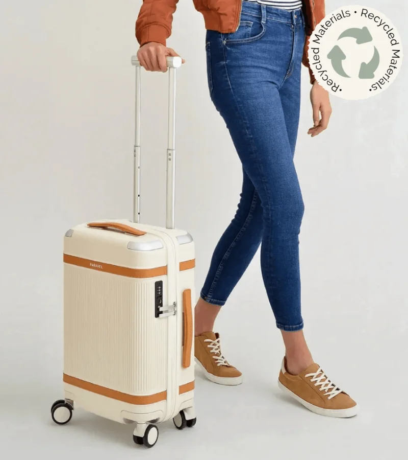 Paravel luggage from sustainable materials